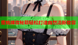蜜桃裸妆秘籍轻松打造自然清新妆容