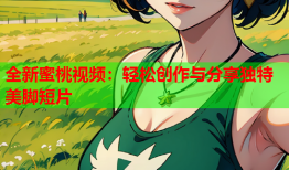 全新蜜桃视频：轻松创作与分享独特美脚短片