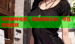 创作独特视频，轻松剪辑分享，尽在蜜桃视频
