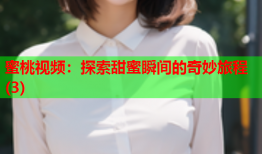 蜜桃视频：探索甜蜜瞬间的奇妙旅程(3)