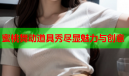 蜜桃舞动道具秀尽显魅力与创意