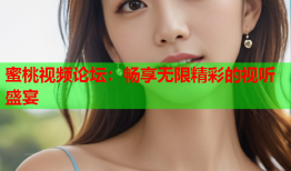蜜桃视频论坛：畅享无限精彩的视听盛宴