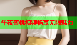 午夜蜜桃视频畅享无限魅力