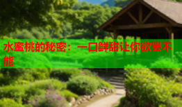 水蜜桃的秘密：一口鲜甜让你欲罢不能