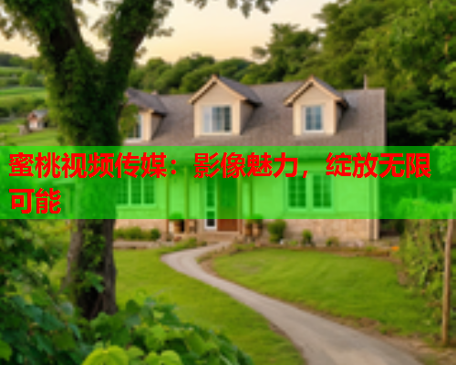 蜜桃视频传媒：影像魅力，绽放无限可能
